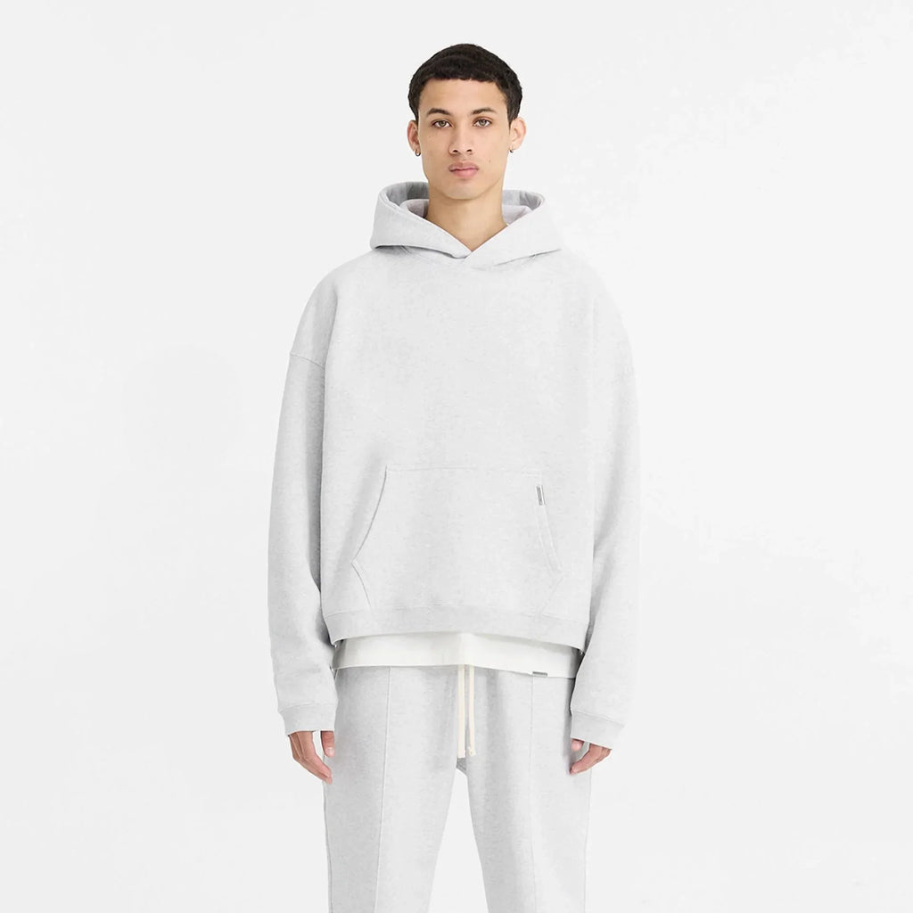 Initial Boxy Hoodie G.R.A.Y