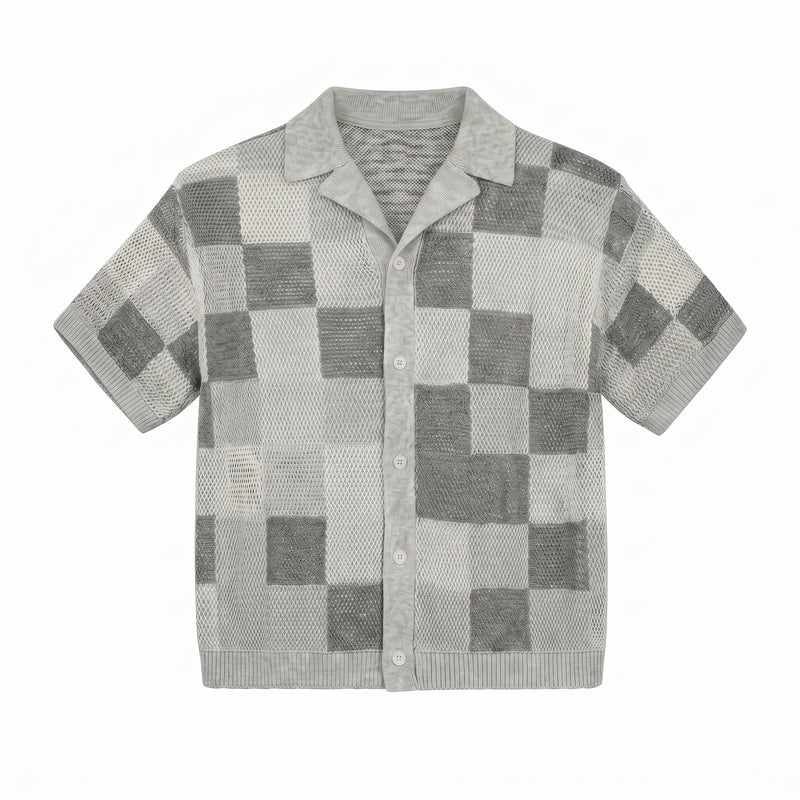Jacquard Checkered Set