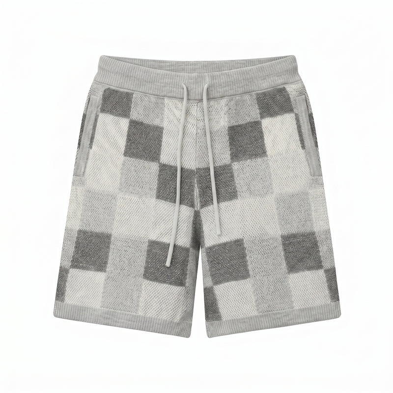Jacquard Checkered Set
